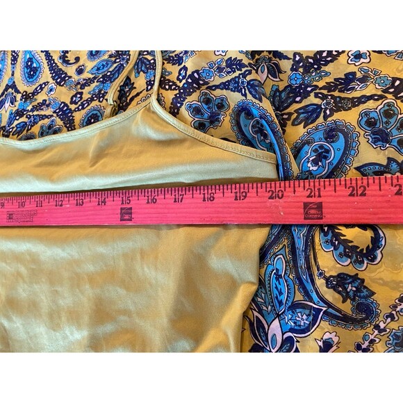 Apt 9  2 Piece Blouse & Cami Plus Size XL  16 - 18 Flowy and cool for hot months - Picture 8 of 10